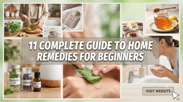 11 Complete Guide to Home Remedies for Beginners