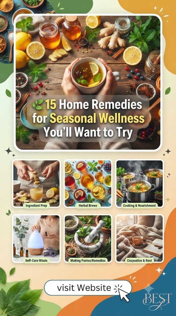 Home remedies for seasonal wellness