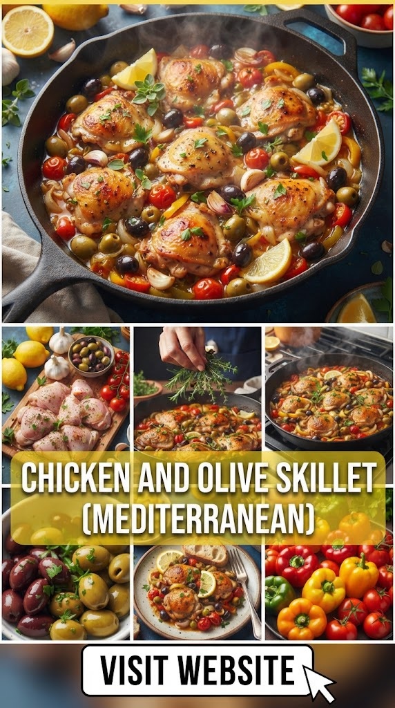 Chicken and Olive Skillet (Mediterranean