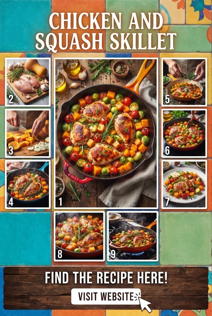 Chicken and Squash Skillet