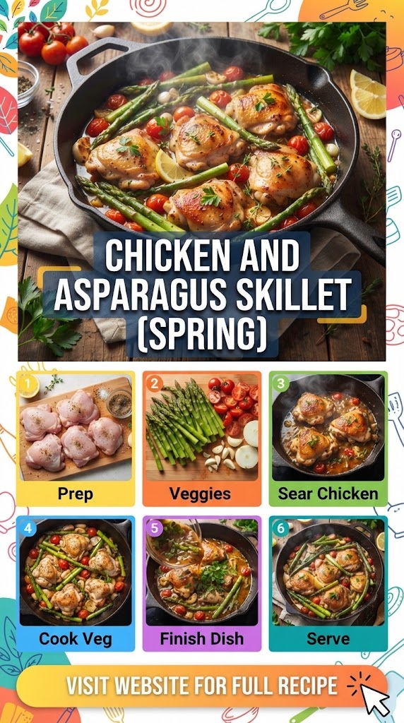 Chicken and Asparagus Skillet (Spring)