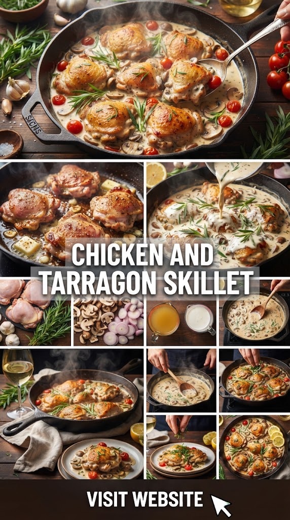 Chicken and Tarragon Skillet