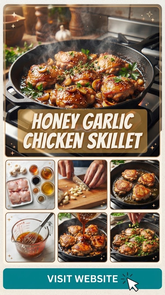 Honey Garlic Chicken Skillet