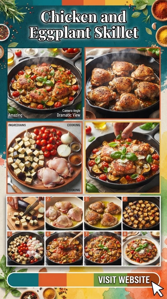 Chicken and Eggplant Skillet