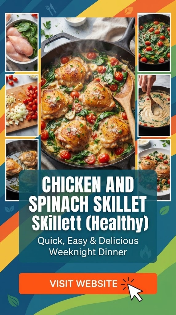Chicken and Spinach Skillet (Healthy)
