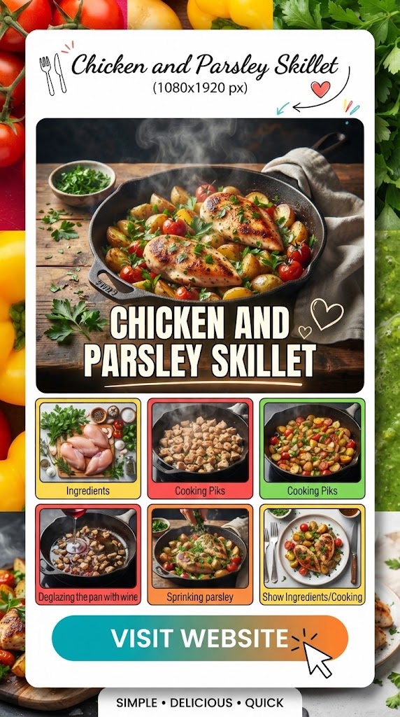 Chicken and Parsley Skillet