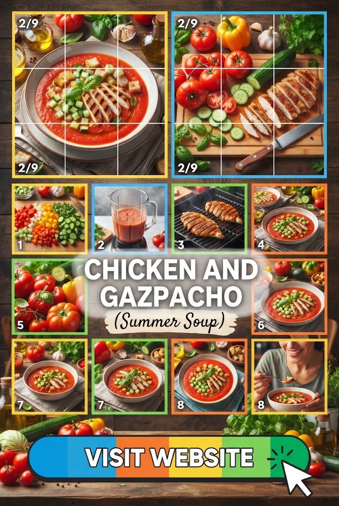 Chicken and Gazpacho (Summer Soup)