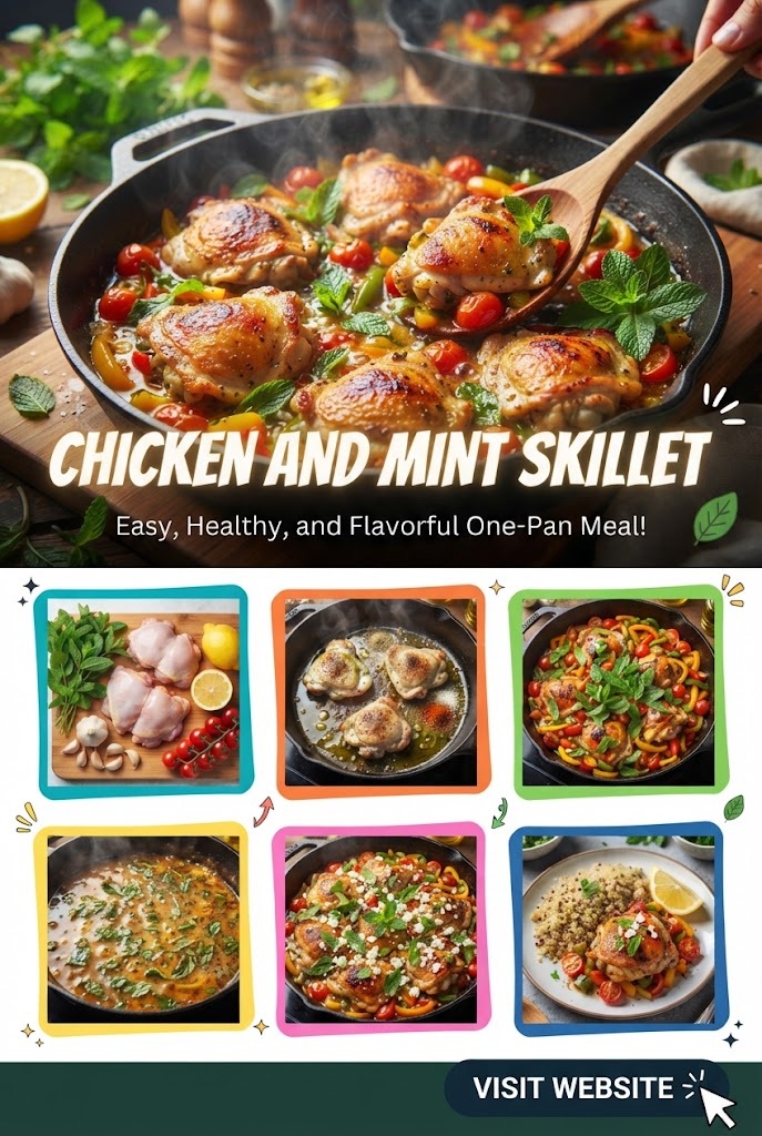 Chicken and Mint Skillet