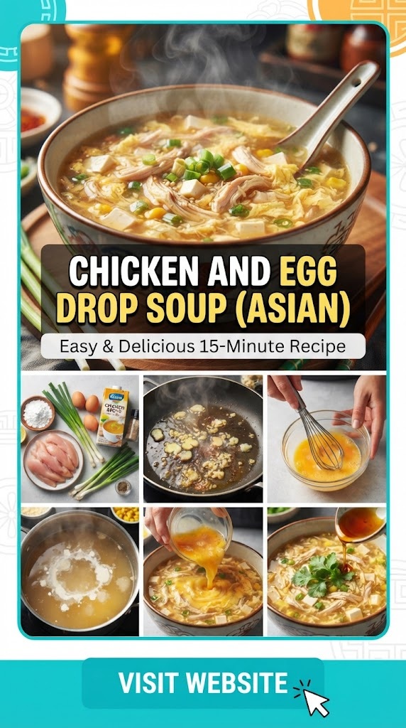 Chicken and Egg Drop Soup (Asian)