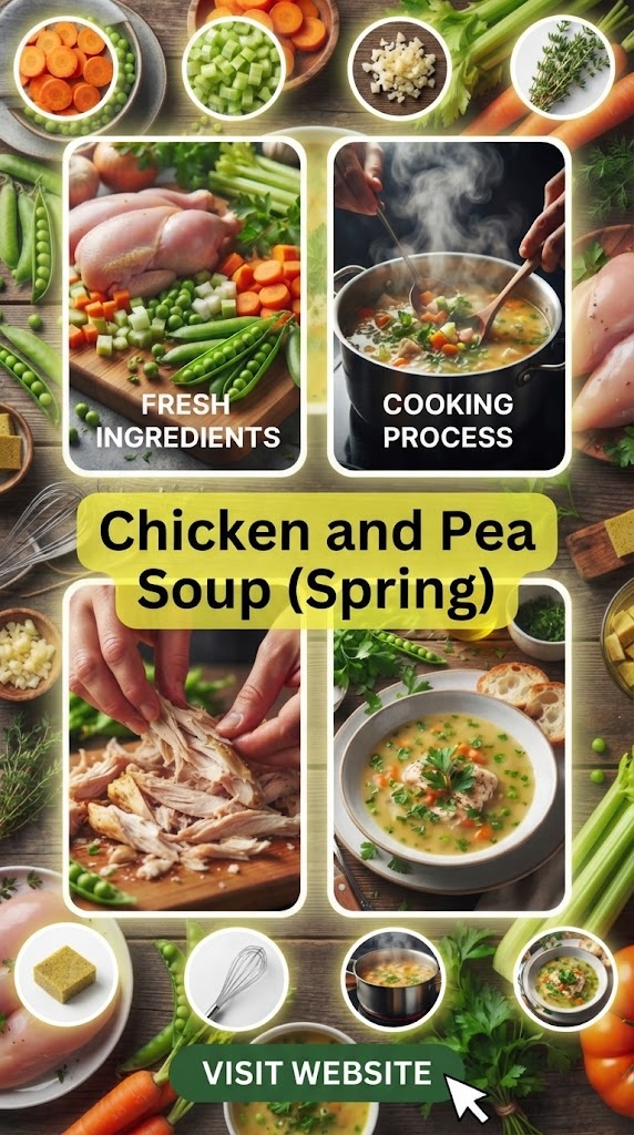Chicken and Pea Soup (Spring)