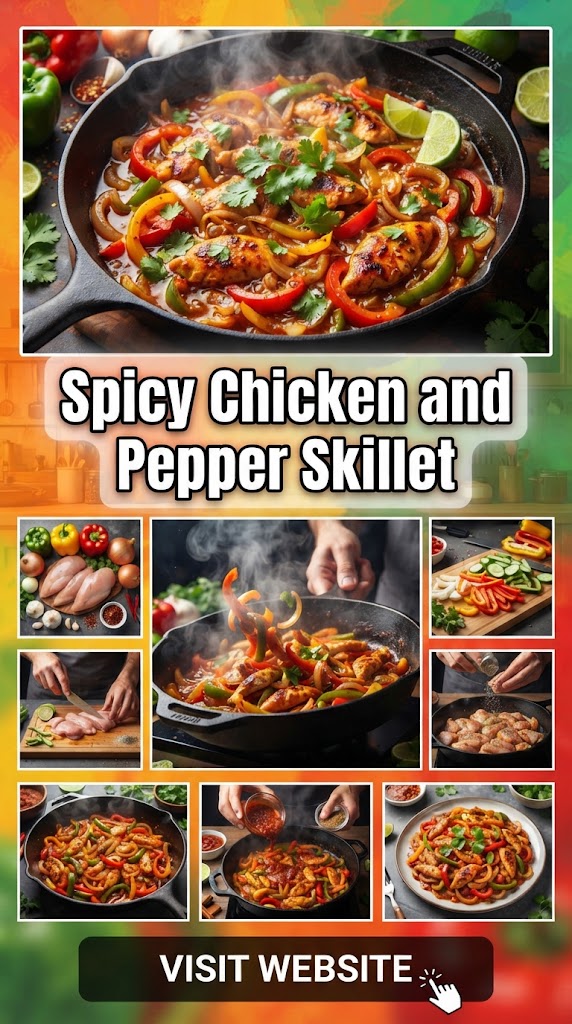 Spicy Chicken and Pepper Skillet