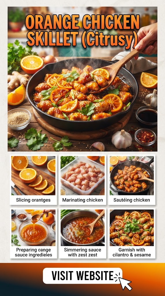 Orange Chicken Skillet (Citrusy)