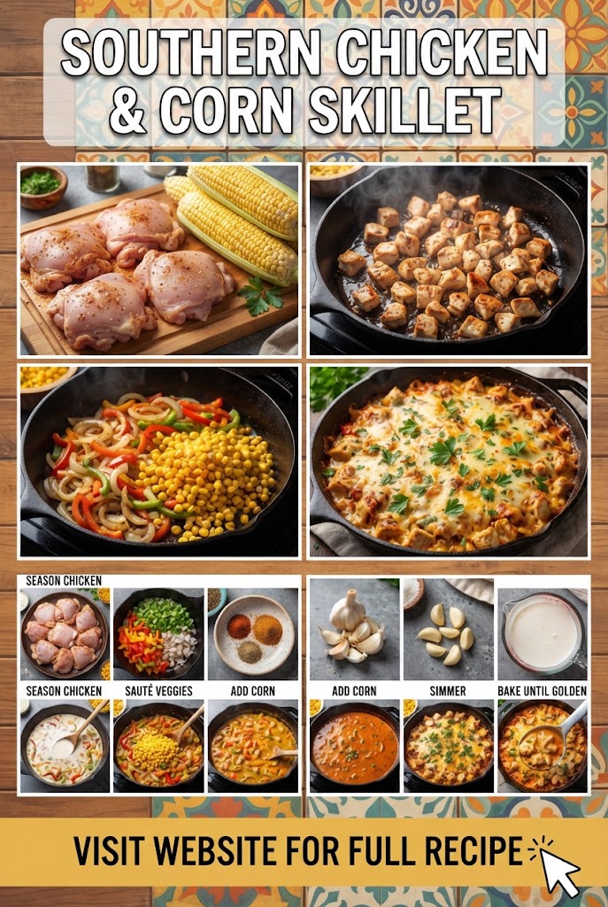 Chicken and Corn Skillet (Southern)